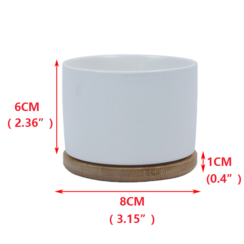 FLOT-Sublimation Ceramic Flowerpot