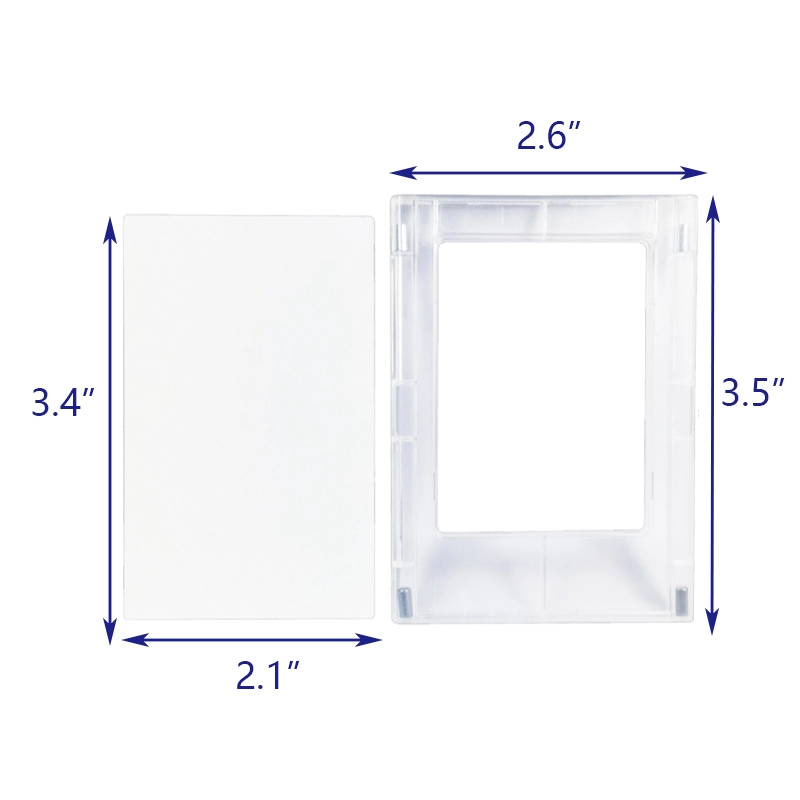 FAM08-Sublimation Fridge Magnet With Plastic Cover