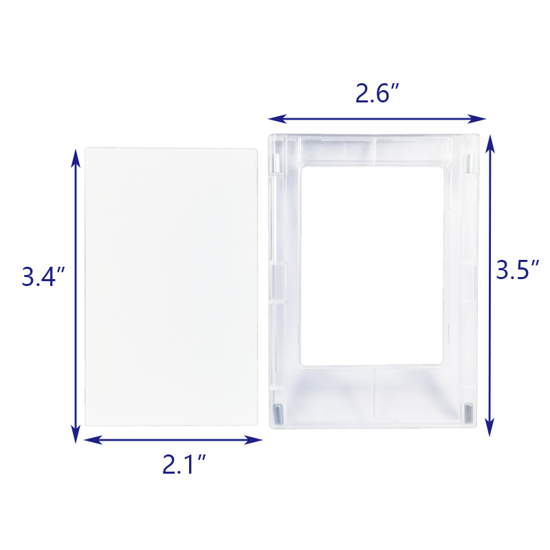 FAM08-Sublimation Fridge Magnet With Plastic Cover