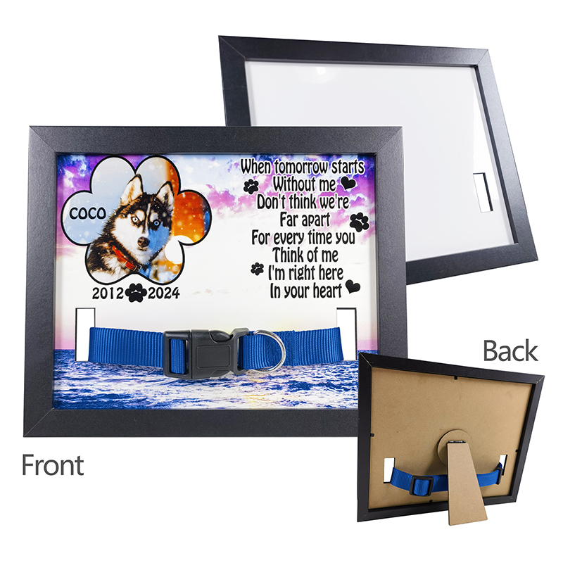 MDPF70-Sublimation MDF Pet Memorial Photo Frame