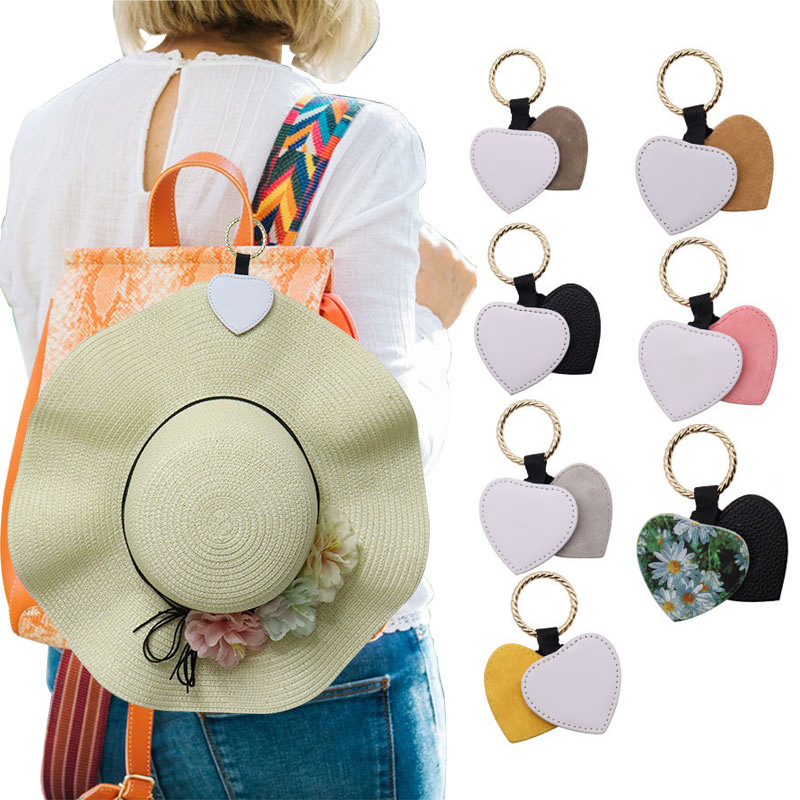 HPL01-Sublimation PU Leather Magnetic Hat Clip