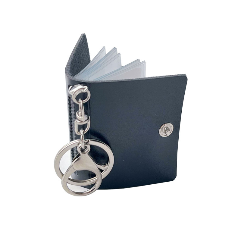 MKC92-Sublimation Pu Leather Mini Photo Frame Keychain