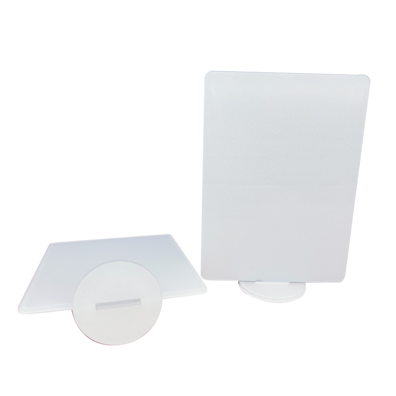 JFD01-Sublimation Qr Code Social Media Business Board with Stand/ Photo Frame