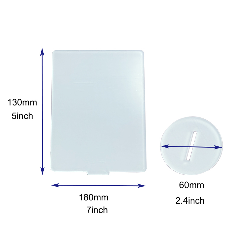 JFD01-Sublimation Qr Code Social Media Business Board with Stand/ Photo Frame