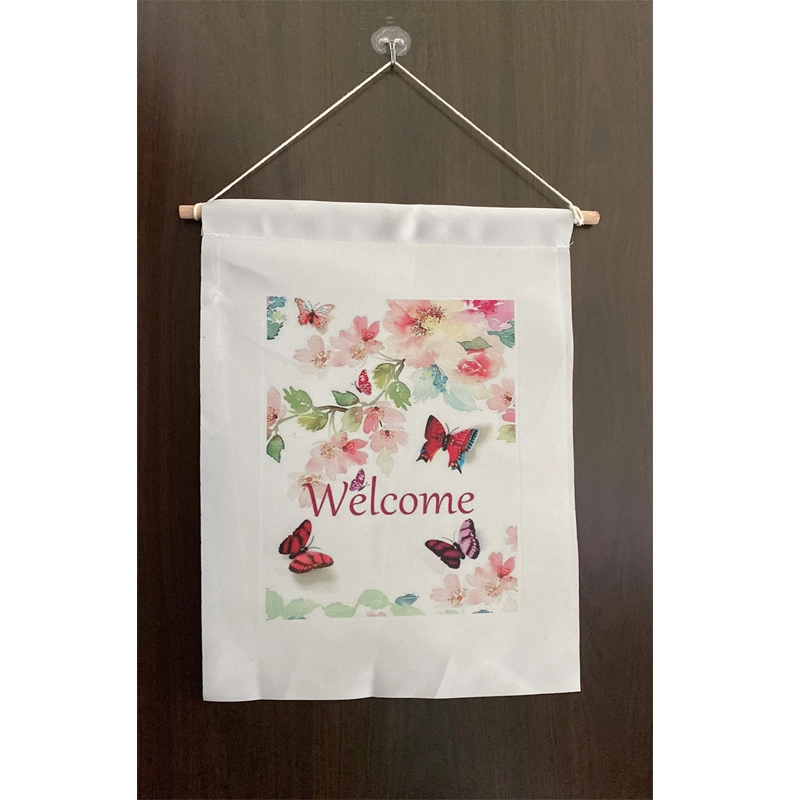 GF07-Sublimation Flag with Wooden Pole And Rope