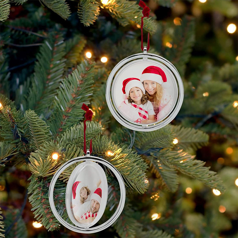 CMP49-Sublimation Christmas Rotating Pendant