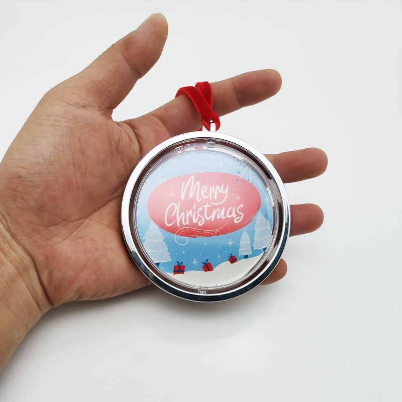 CMP49-Sublimation Christmas Rotating Pendant