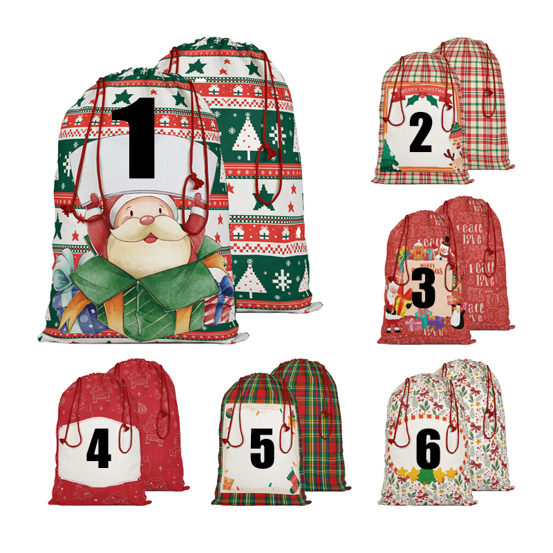 SSQ06-Sublimation Christmas Santa Sack