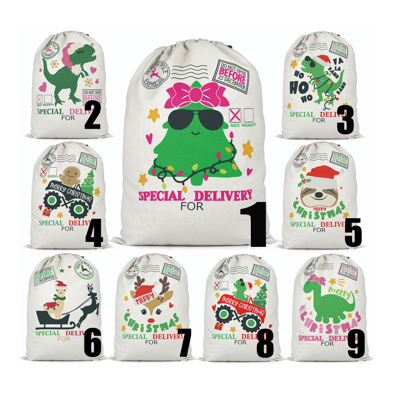 SSQ11-Sublimation Christmas Santa Sack