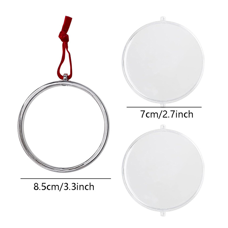 CMP49-Sublimation Christmas Rotating Pendant