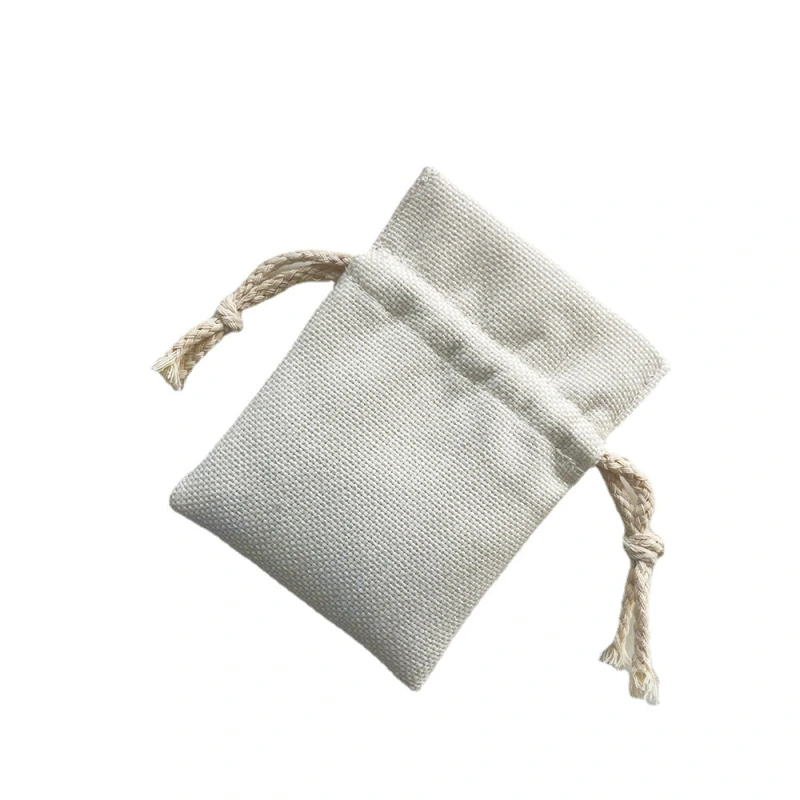 SLDP-Sublimation Small  Linen Drawstring Pocket