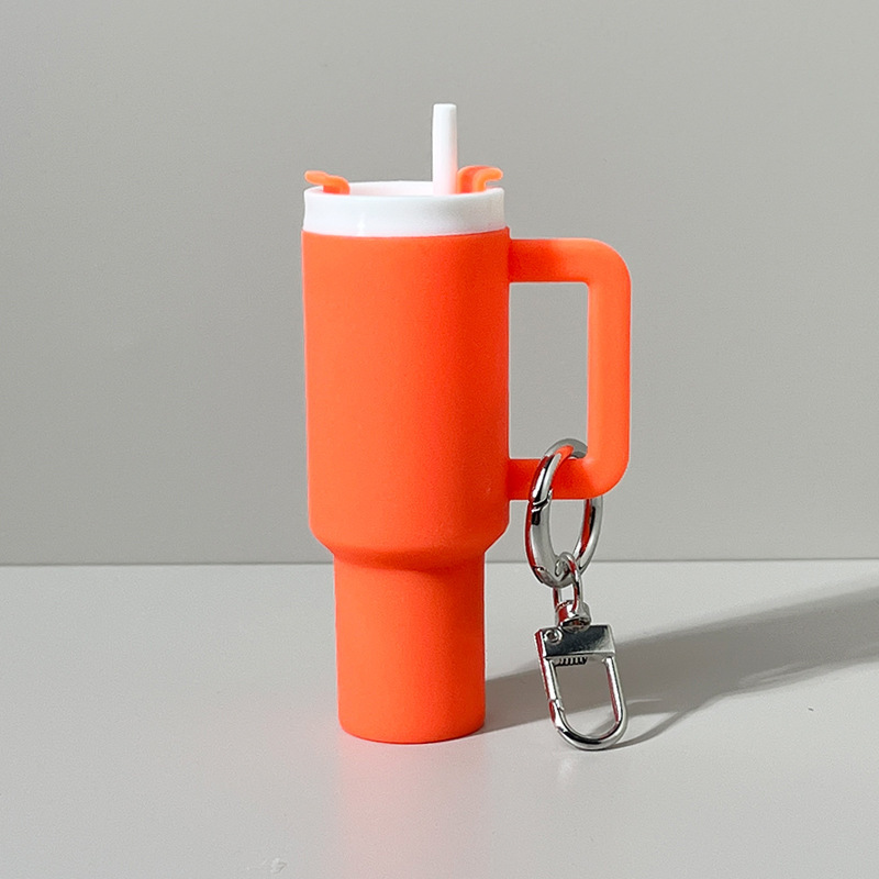 Mini Tumbler Keychain, Mini Cup Keychain for School Bag Key Ring or Lip Balm, Cute Tumbler Keychain