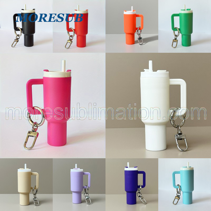 Mini Tumbler Keychain, Mini Cup Keychain for School Bag Key Ring or Lip Balm, Cute Tumbler Keychain