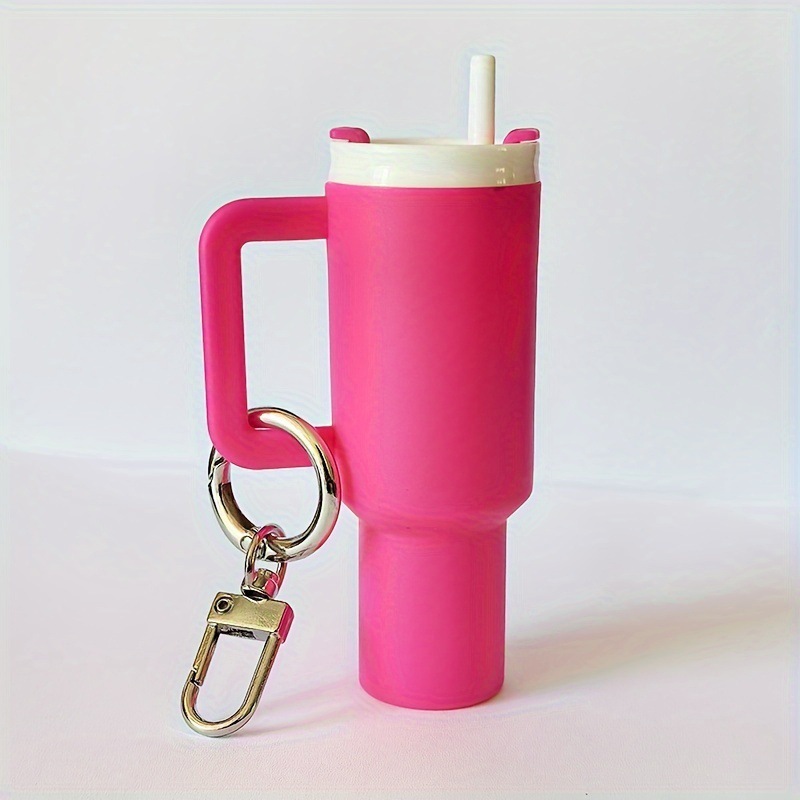 Mini Tumbler Keychain, Mini Cup Keychain for School Bag Key Ring or Lip Balm, Cute Tumbler Keychain