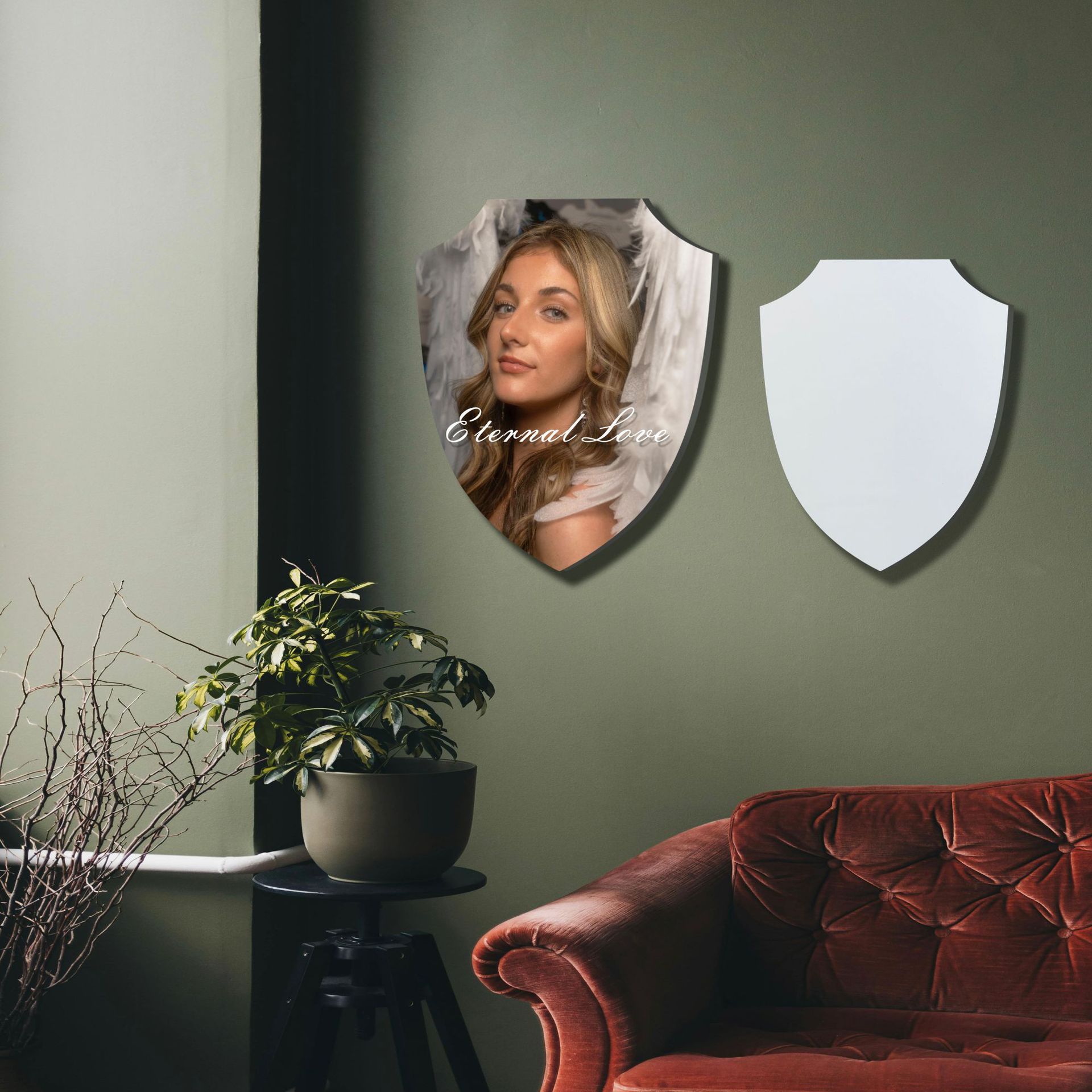 MDPF73-Sublimation Shield Photo Frame