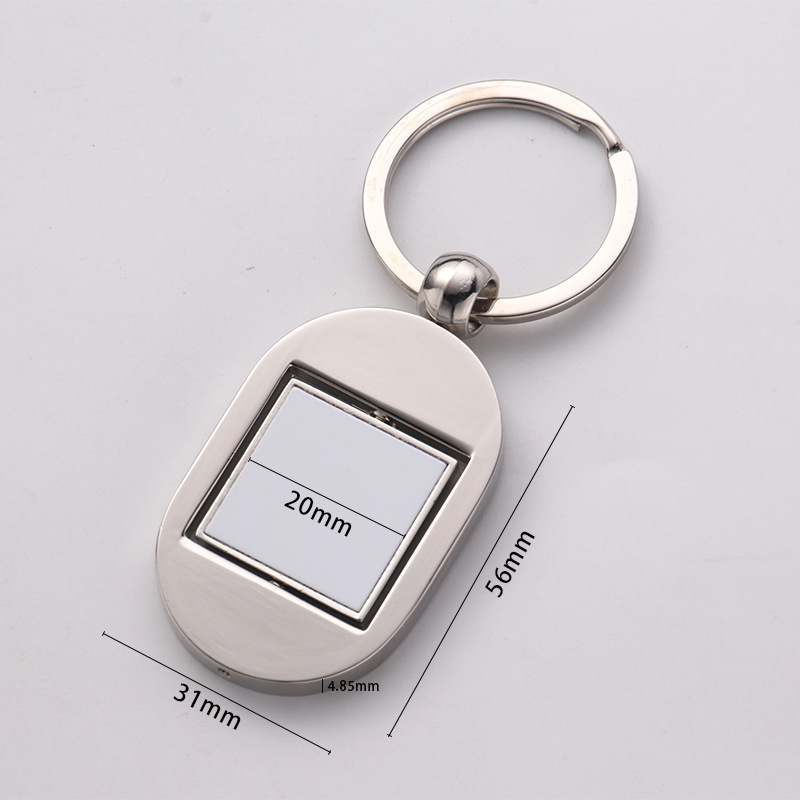 MKC98-Sublimation Rotating Keychain