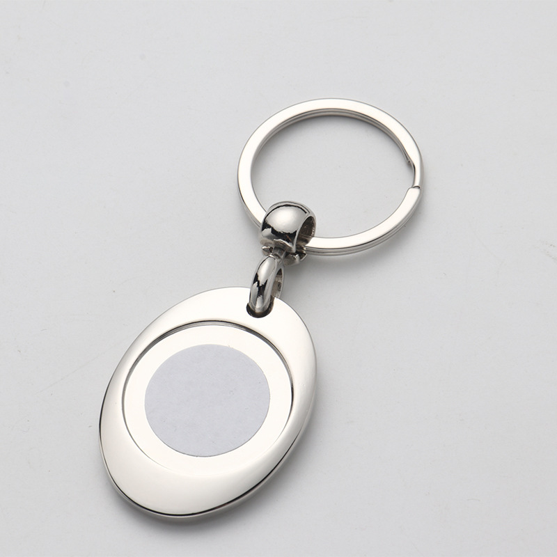 MKC100-Sublimation Trolley Token Coin Keychains