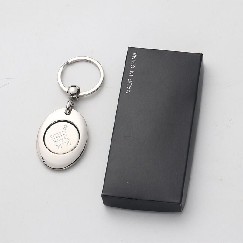 MKC100-Sublimation Trolley Token Coin Keychains