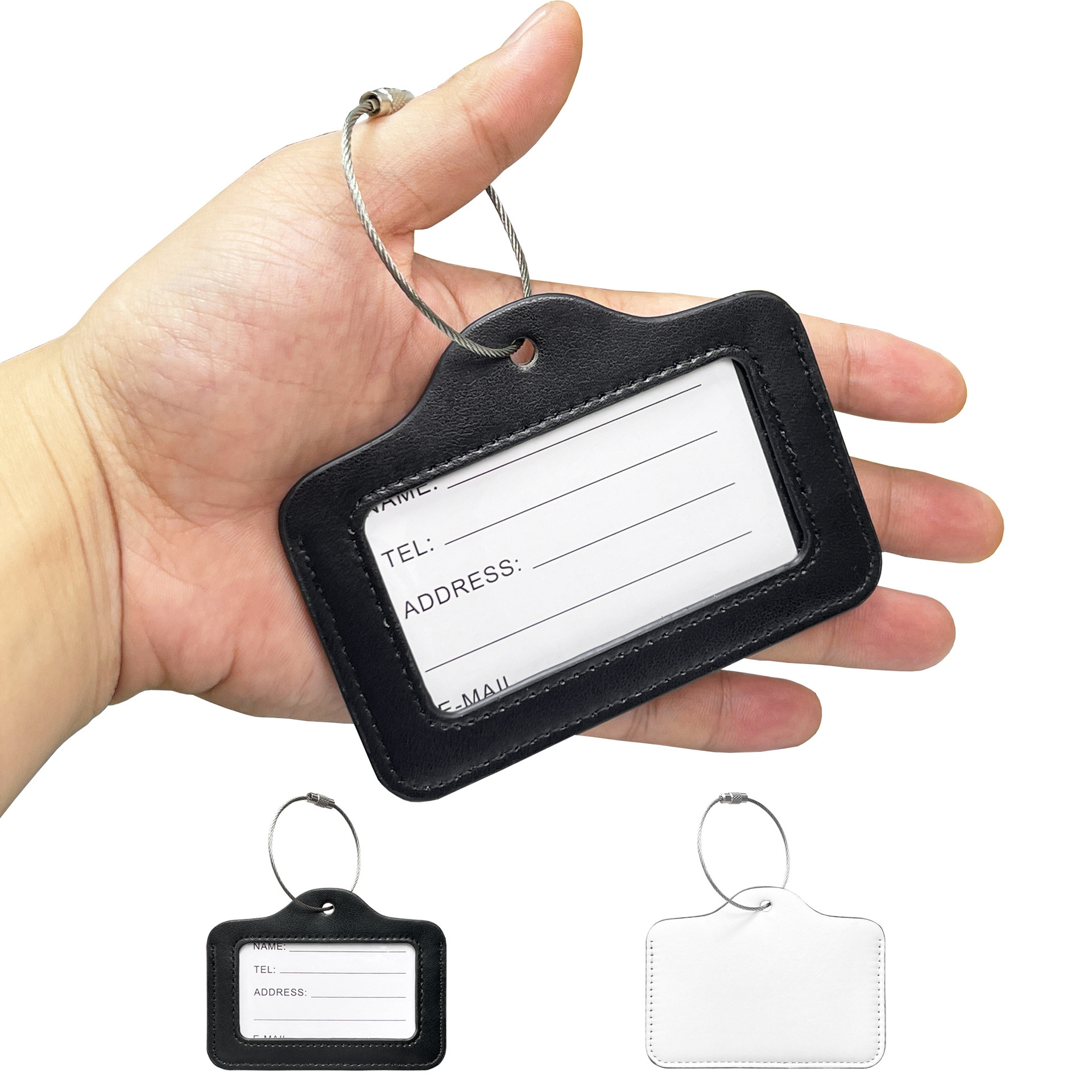 PUC14-Sublimation Work Permit Holder Luggage Tag