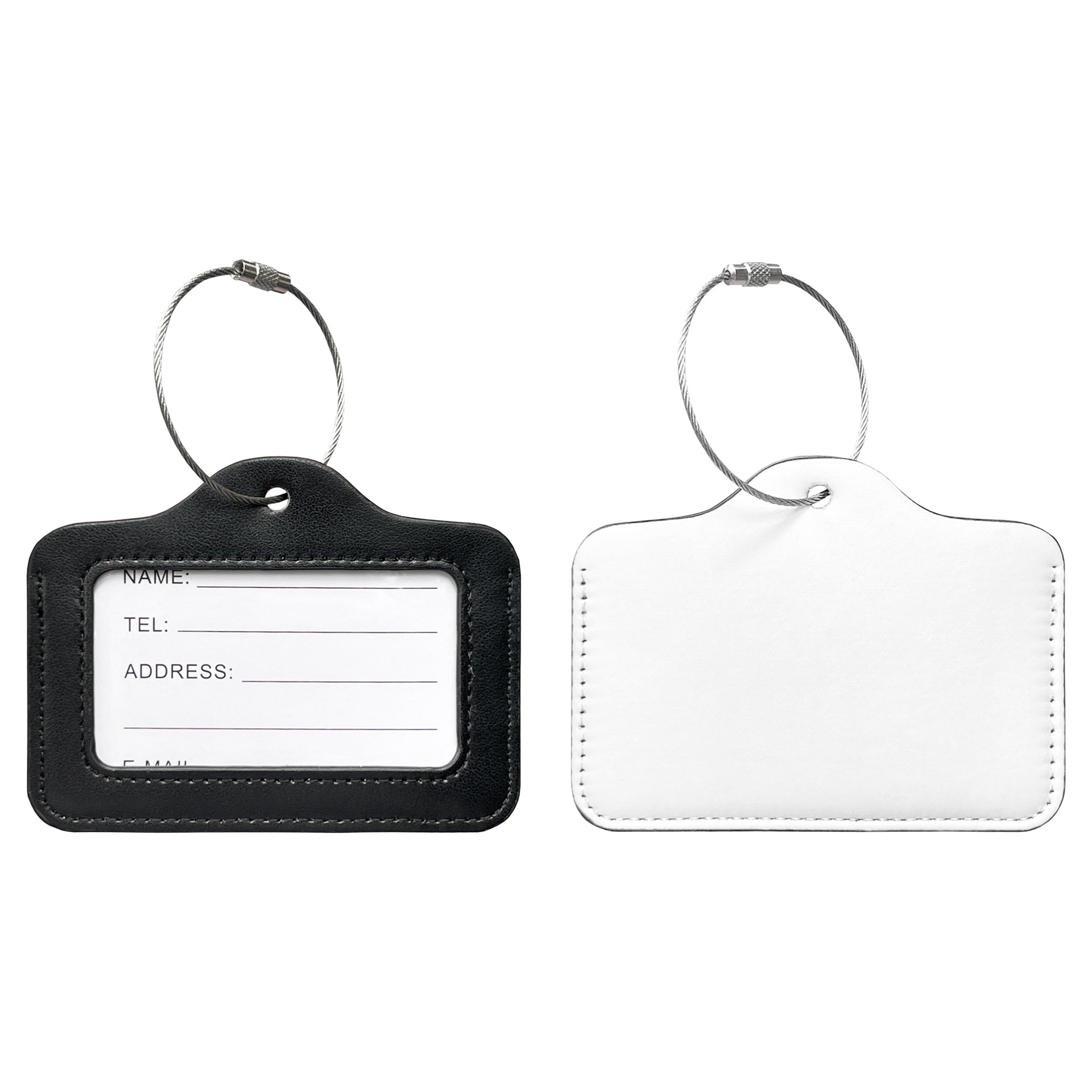PUC14-Sublimation Work Permit Holder Luggage Tag