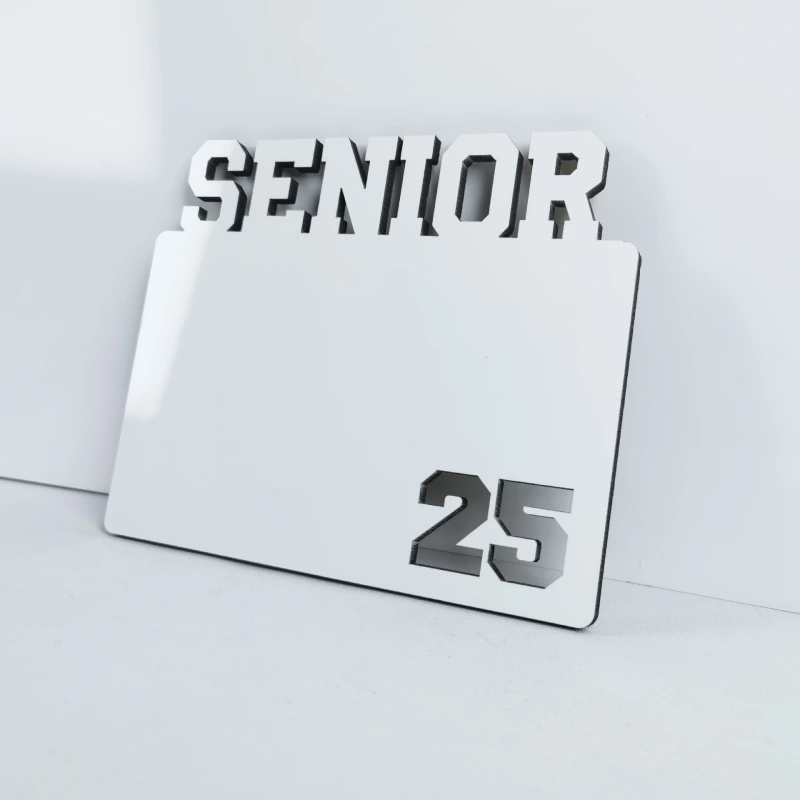 MDPF74-Sublimation MDF SENIOR 2025 Photo Frame