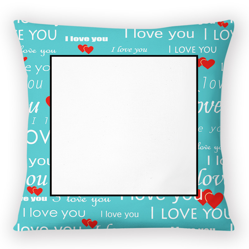 SPC73-Sublimaion " I Love You" Pillow Case