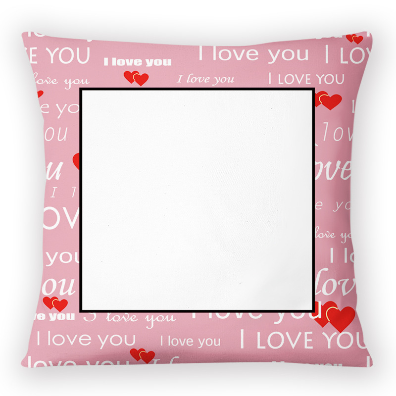 SPC73-Sublimaion " I Love You" Pillow Case