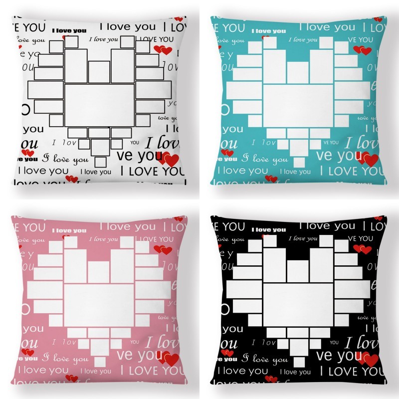 SPC74-Sublimation " I Love You" Heart Pillow Case