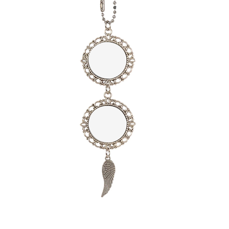 ACH12-Sublimation Memorial Angel Wing Car Hanger