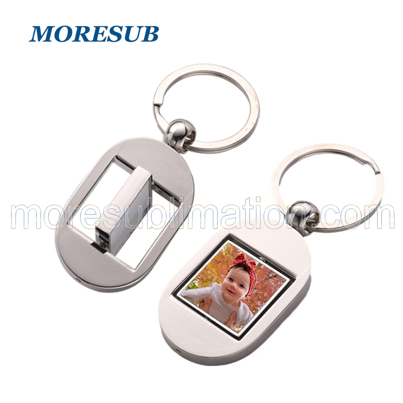 MKC98-Sublimation Rotating Keychain