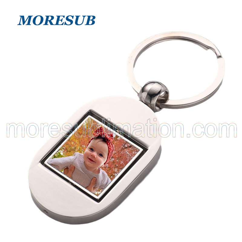 MKC98-Sublimation Rotating Keychain