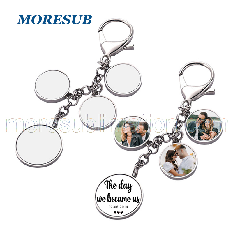 MKC101-Sublimation 4 Photos Keychain