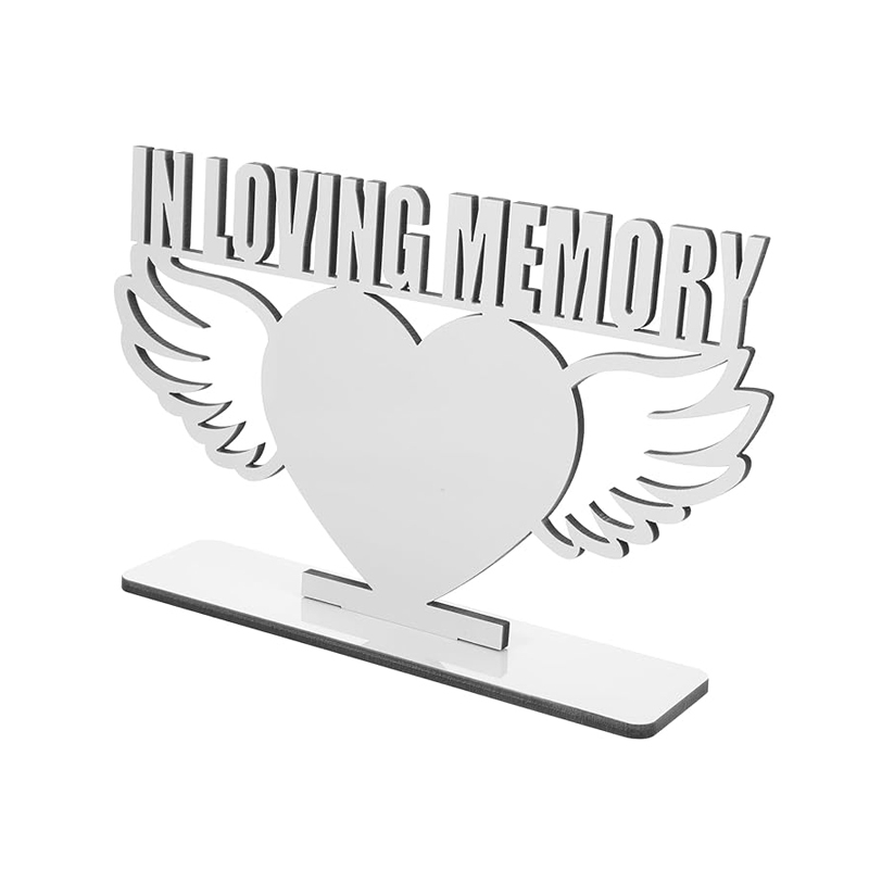 MDPF31-Sublimation MDF IN LOVING MEMORY Photo Frame