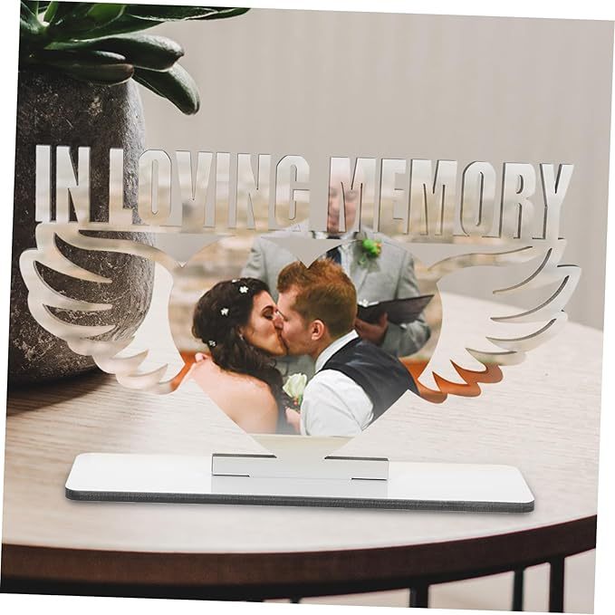 MDPF31-Sublimation MDF IN LOVING MEMORY Photo Frame
