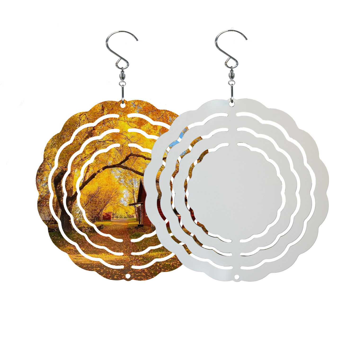 Sublimation 4" Wind Spinner With Hook