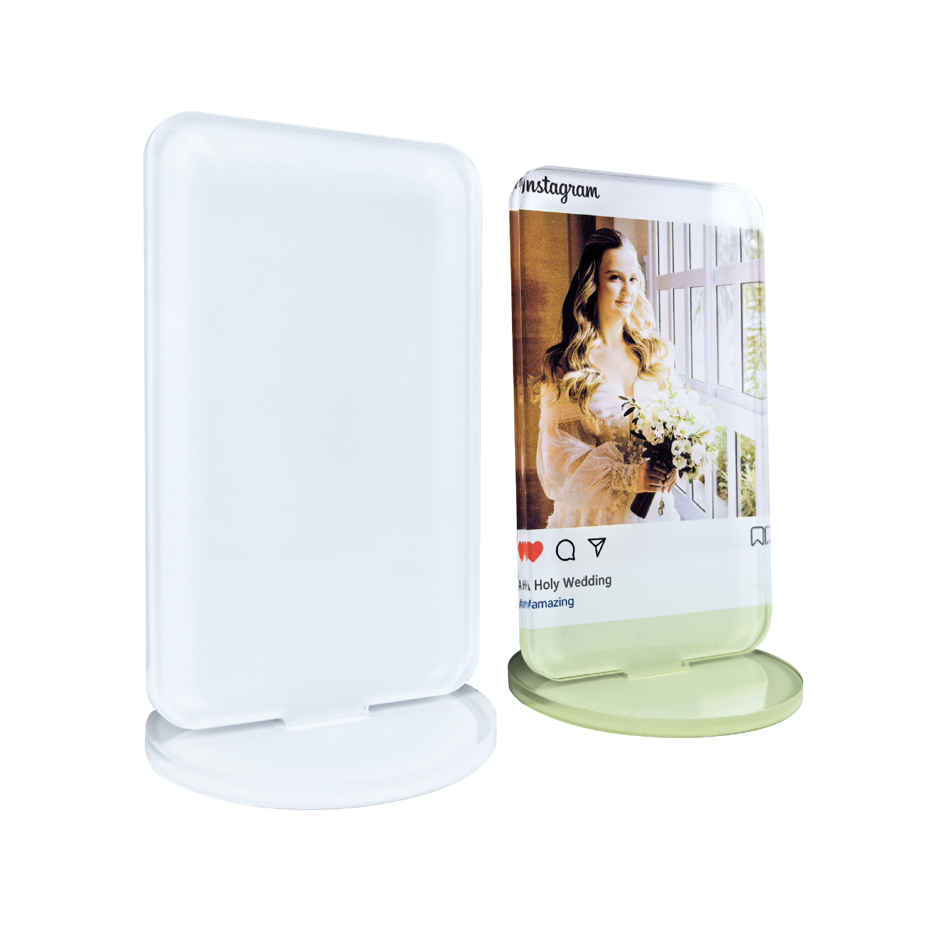 Sublimation Mini Photo Frame with Stand