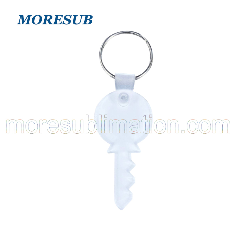 Sublimation Acrylic Keychain Blanks  2.2 x 1 INCHES Key Shape Keychain