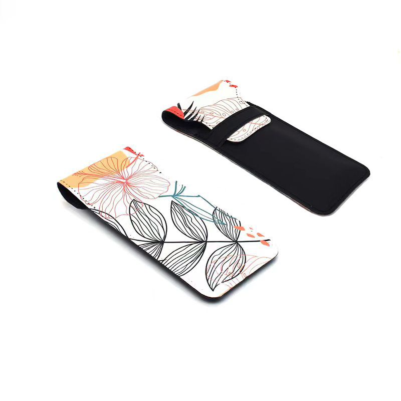 Sublimation Pencil Case Blanks 9.8 x 2.8 INCHES Custom PU Leather Pencil Pouch