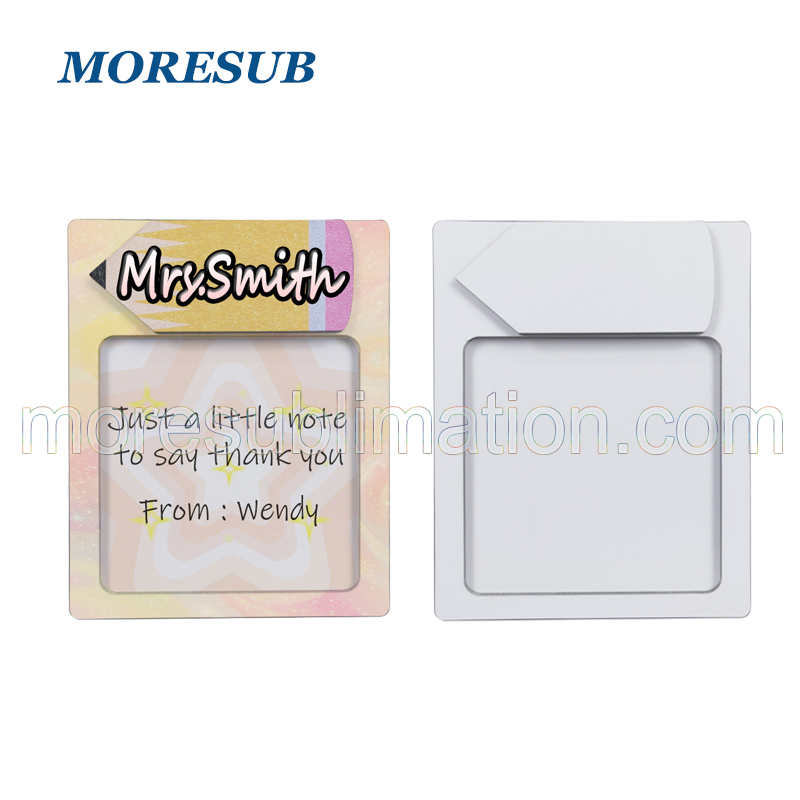 Subliamtion Sticky Note Holder Blanks 6.5 x 4.3 INCHES MDF Office Sticky Memo Pad Tray