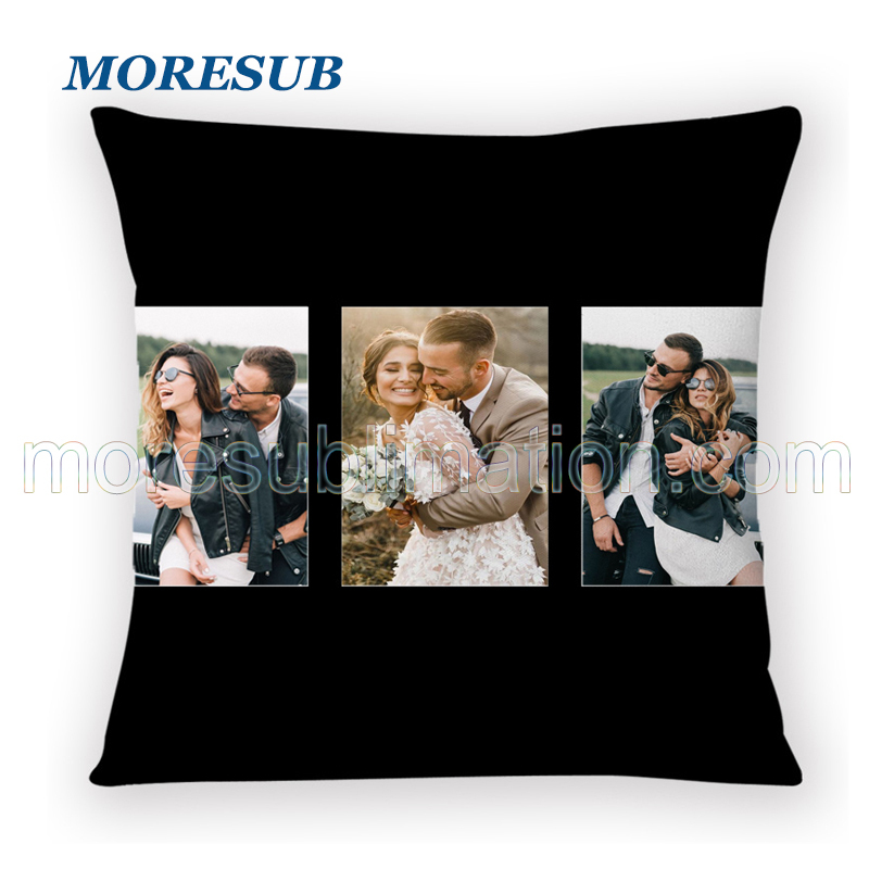 Sublimation 3 Panel Pillow Case 16 INCHES Photo Pillow Cover Blanks