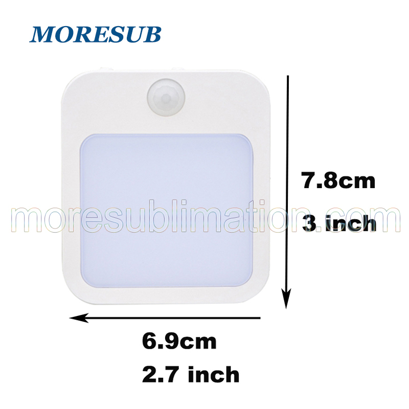 Sublimation Smart Sensor Night Light Blank Wholesale Mini Photo Night Light