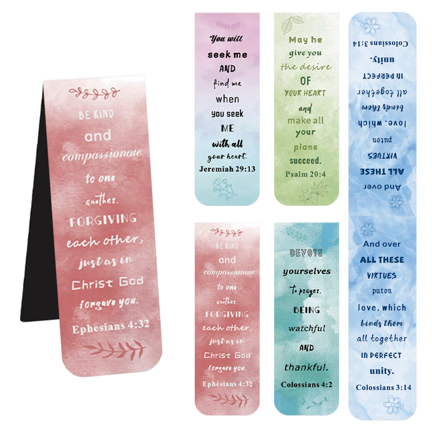 Sublimation Soft Magnetic Bookmark Blanks Wholesale Foldable Magnetic Bookmark