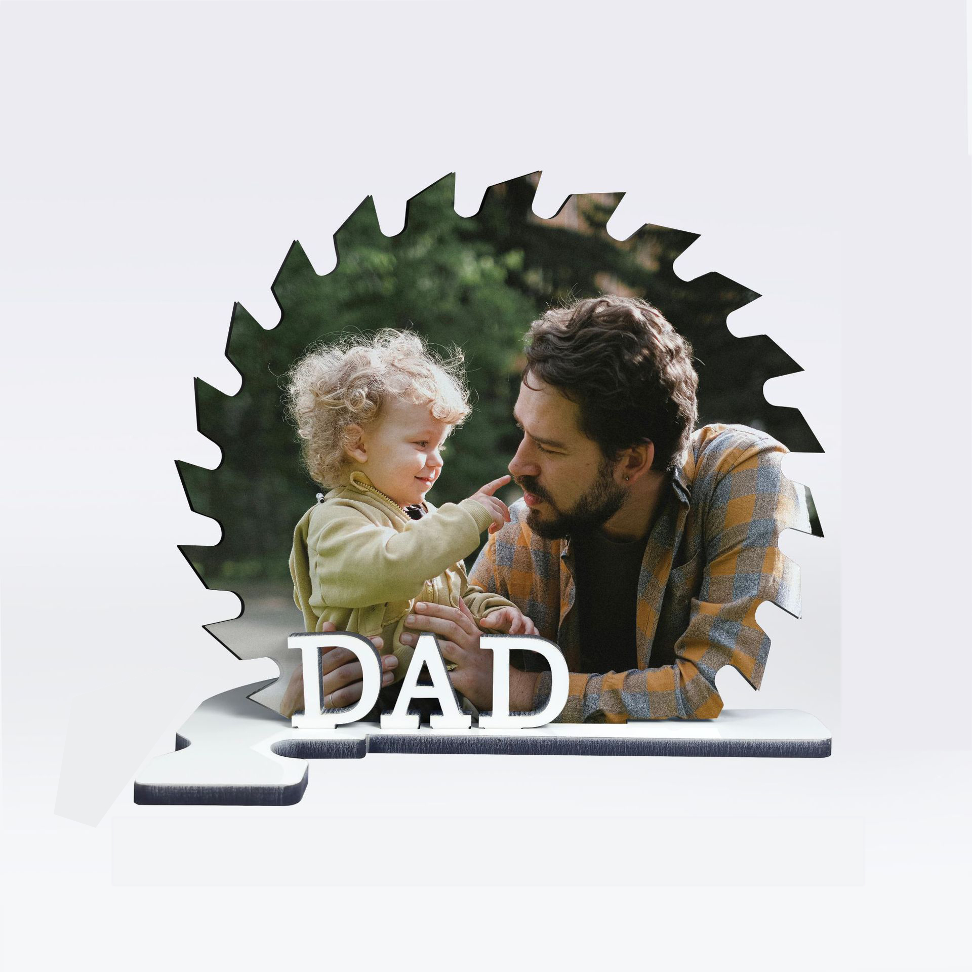 MDPF76-Sublimation Sawtooth Hammer Photo Frame Wholesale MDF Photo Panels Blanks