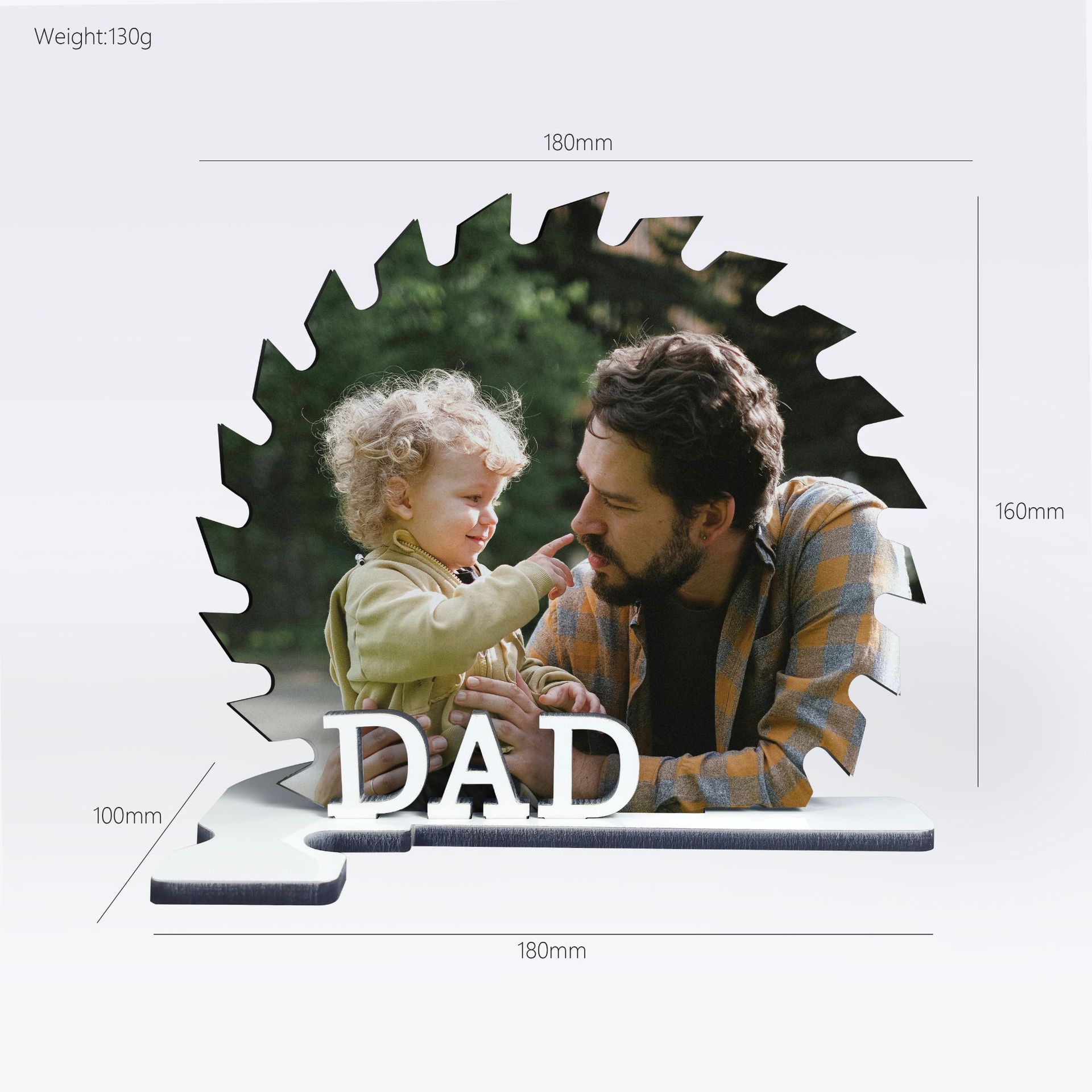 MDPF76-Sublimation Sawtooth Hammer Photo Frame Wholesale MDF Photo Panels Blanks