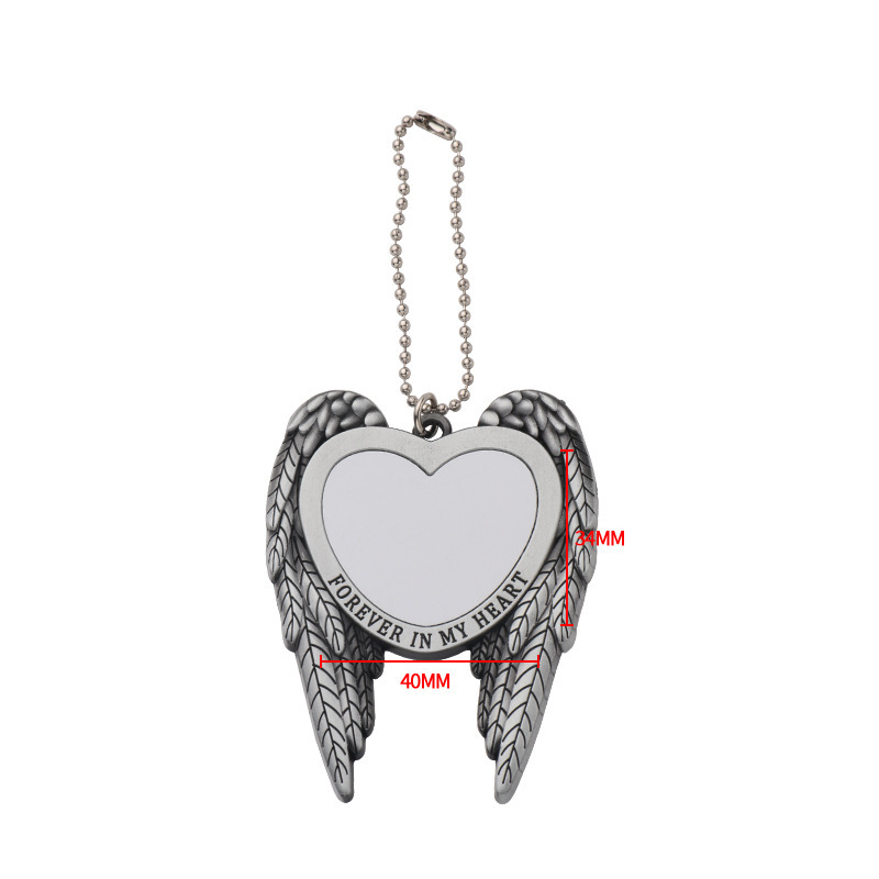 Sublimation Angel Wings Car Hanger Blanks Wholesale Car Hanging