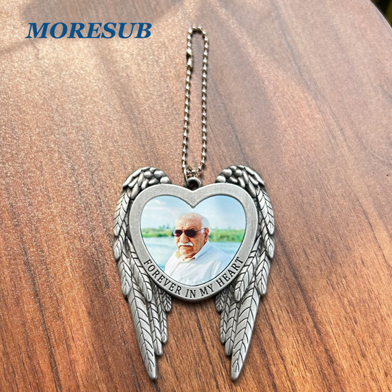 Sublimation Angel Wings Car Hanger Blanks Wholesale Car Hanging