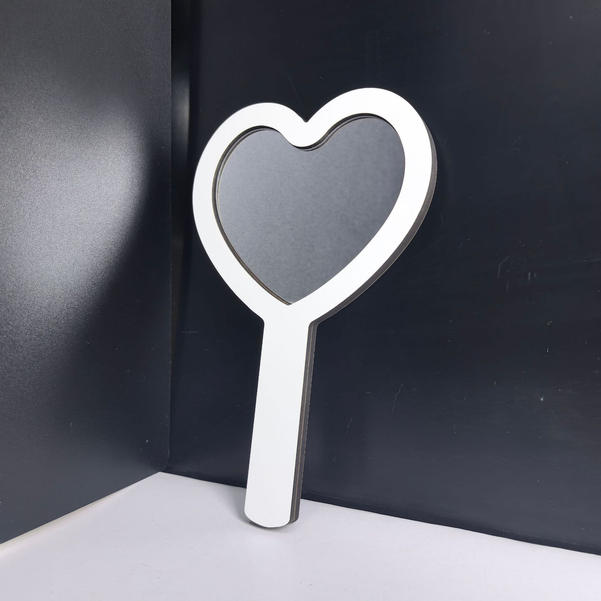 Sublimation Hand Mirror Blanks Wholesale MDF Heart Mirror