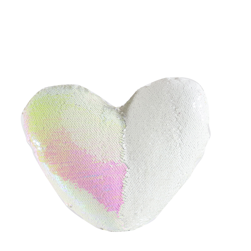 Sublimation Heart Flip Sequin Pillow Case Wholesale Pillow Cover