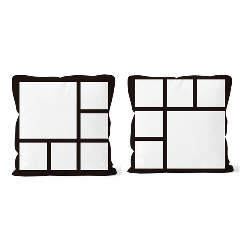 Sublimation 6 Panel Pillow Case Blanks Wholesale Pillow Cover