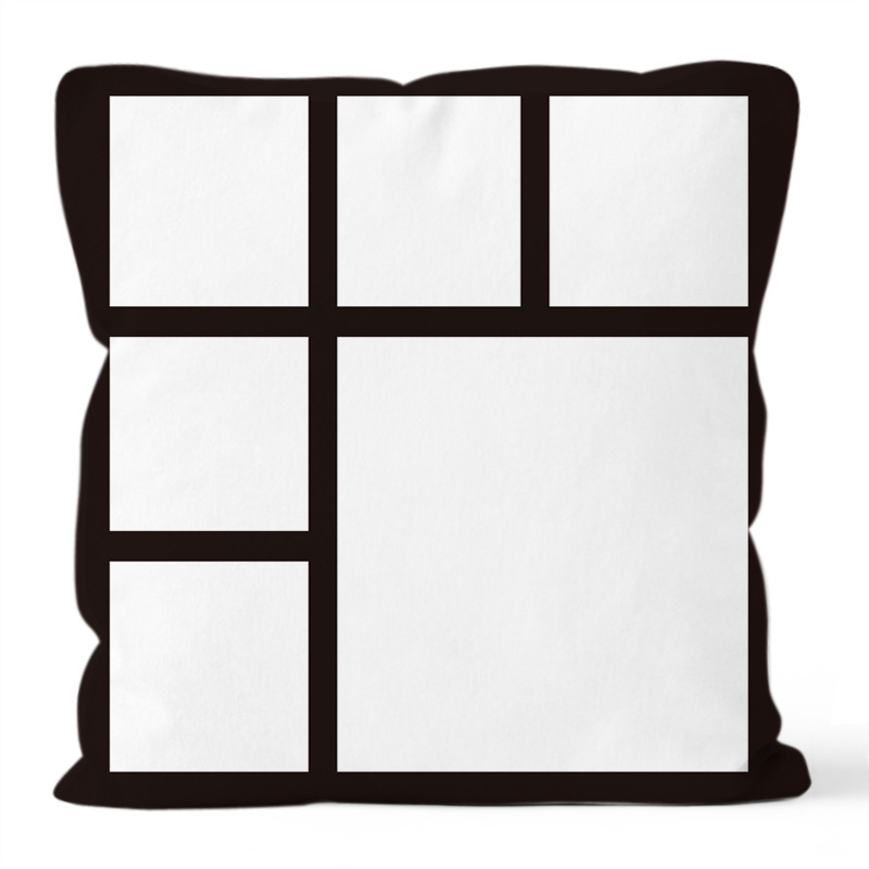 Sublimation 6 Panel Pillow Case Blanks Wholesale Pillow Cover